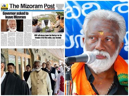 കുമ്മനത്തെ കണ്ടം വഴി ഓടിക്കുമെന്ന് മിസോറം... കുമ്മനം തീവ്രഹിന്ദുത്വ വാദി