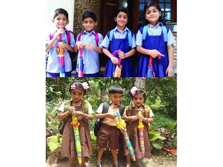 ഒറ്റപ്രസവത്തില്‍ ജനിച്ച മൂന്നും, നാലും കണ്‍മണികള്‍ ഇന്ന് സ്‌കൂളിലെത്തി