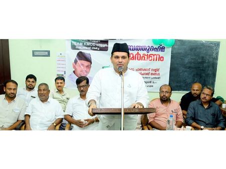 എട്ടുവര്‍ഷം മുമ്പ് പണി ആരംഭിച്ചിട്ടും നിര്‍മിക്കാനാവാത്ത വീട് മുസ്ലിംലീഗ് ബൈത്ത്‌റഹ്മയിലൂടെ നിറവേറ്റി നല്‍കി