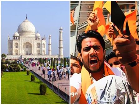 താജ്മഹൽ പരിസരത്ത് ആർഎസ്എസ് ശാഖ നടത്തണം! നടക്കില്ലെന്ന് പോലീസ്.. സംഘർഷഭരിതം ആഗ്ര!