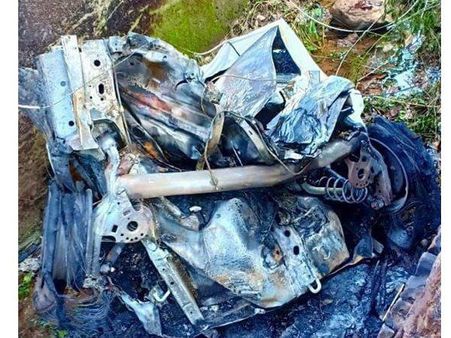 കണ്ണൂരിൽ കാർ വൈദ്യുതി പോസ്റ്റിൽ ഇടിച്ച് കത്തിച്ചാമ്പലായി; കാർ യാത്രികൻ വെന്തുമരിച്ചു, ആകെ രണ്ട് മരണം