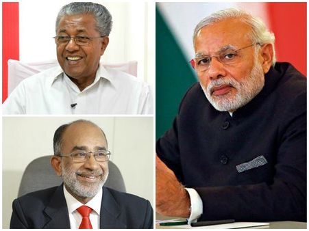 പിണറായിക്കും സംഘത്തിനും മോദിയുടെ ട്രോൾ.. മഴക്കെടുതിയിലും റേഷനിലും പരിഹാസം!