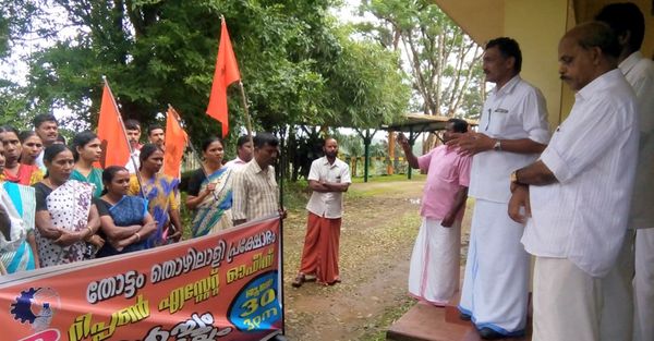 വയനാട്: തോട്ടം തൊഴിലാളികളുടെ വേതന വര്‍ധന, ബിഎംഎസും സമരം തുടങ്ങി, 29 ആവശ്യങ്ങള്‍!!