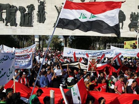 ഇറാഖിലെ സര്‍ക്കാര്‍ വിരുദ്ധ പ്രക്ഷോഭങ്ങള്‍ക്കു പിന്നില്‍ യുഎസ്സിന്റെ കരങ്ങള്‍?