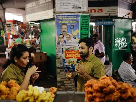 കെഎസ്ആർടിസി ബസ് സ്റ്റാന്റിൽ ഒരു  പ്രി വെഡ്ഡിംഗ് ഫോട്ടോ ഷൂട്ട്; വൈറലായി ചിത്രങ്ങൾ