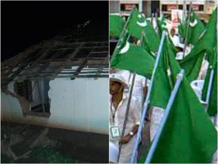 മദ്രസ്സകെട്ടിടം അടിച്ചു തകര്‍ത്തു; പിന്നീല്‍ മുസ്ലിം ലീഗ് പ്രവര്‍ത്തകരെന്ന് ആരോപണം
