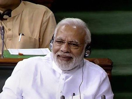 ലോക്സഭയിൽ മോദിയുടെ മറുപടി പ്രസംഗം; രാഹുൽ‍ ഗാന്ധിക്ക് തന്റെ കസേരയിലിരിക്കാൻ തിടുക്കമെന്ന് മോദി