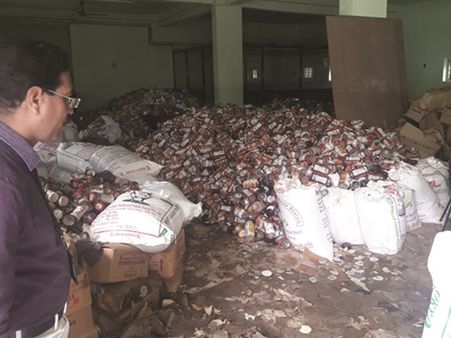 ഉപയോഗശൂന്യമായ പ്രൊട്ടീന്‍ പൗഡര്‍ വില്പന നടത്താനുള്ള ശ്രമം ആരോഗ്യവകുപ്പ് തടഞ്ഞു