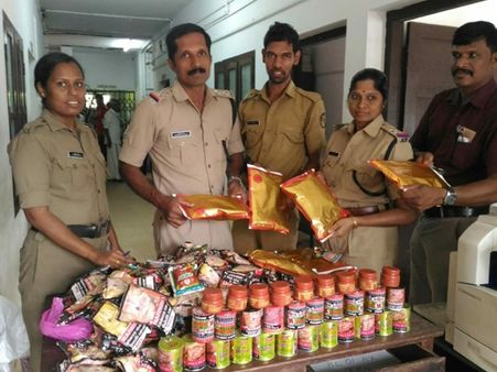 ജില്ലാ ആന്റി നാർക്കോട്ടിക് സ്‌പെഷൽ സ്‌ക്വാഡ് റെയിഡ്; നൂറ് കിലോ പുകയില ഉൽപന്നങ്ങളുമായി യുപി.സ്വദേശി അറസ്റ്റിൽ