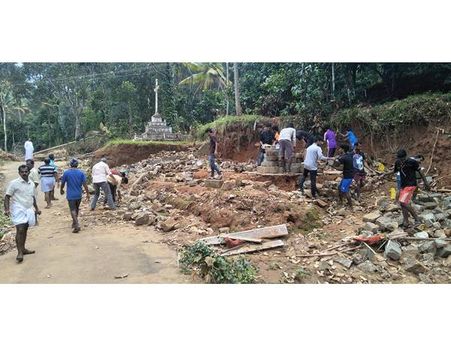 പ്രളയം തകര്‍ത്ത പന്നിയാര്‍കൂട്ടിയെ ദത്തെടുത്ത് ജീസസ് യൂത്ത് യുവജന കൂട്ടായ്മ: ഇടുക്കിക്ക് കൈത്താങ്ങ്