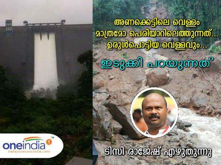 അണക്കെട്ടിലെ വെള്ളം മാത്രമോ? പെരിയാറിലേക്കെത്തുന്നത് ഉരുള്‍പൊട്ടിയ വെള്ളവും... കണക്കറിയാതെ കുഴങ്ങും