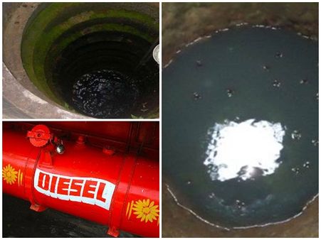കൊല്ലം കൊട്ടിയത്ത് അദ്ഭുതമായി 'ഡീസല്‍ കിണര്‍'.. തൊട്ടിയിറക്കിയാല്‍ വെള്ളത്തിന് പകരം ഡീസല്‍!