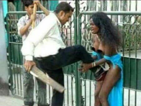 മോദിക്ക് ജയ് വിളിച്ച ഹിന്ദു യുവതിയുടെ വസ്ത്രമുരിച്ചു; നാഭിക്ക് ആഞ്ഞുചവിട്ടി!! കോണ്‍ഗ്രസുകാര്‍?