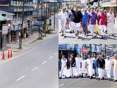 വയനാട്ടില്‍ ഹര്‍ത്താല്‍ പൂര്‍ണം; സമാധാനപരം; എല്‍ഡിഎഫും, യുഡിഎഫും പ്രകടനം നടത്തി