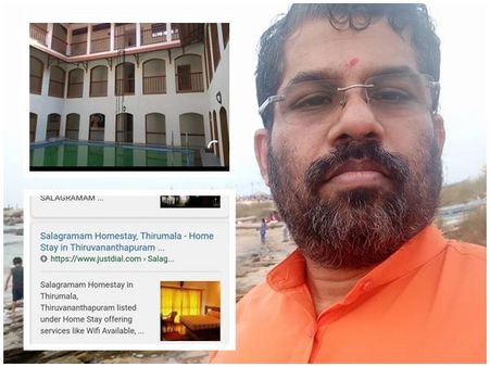 ആശ്രമമല്ല, സ്വാമി സന്ദീപാനന്ദ ഗിരിയുടെ ഹോട്ടൽ, സ്വിമ്മിംഗ് പൂളും ഉണ്ട്! സ്വാമിക്കെതിരെ ശബരീനാഥൻ