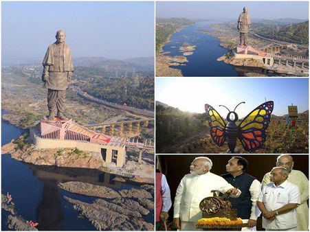 തലയെടുപ്പോടെ പട്ടേൽ പ്രതിമ; സ്റ്റാച്യു ഓഫ് യൂണിറ്റിയെക്കുറിച്ച് അറിയേണ്ടതെല്ലാം