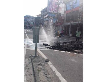 കുടിവെള്ളപെെപ്പ് പൊട്ടി ഒരു വർഷം കഴിഞ്ഞപ്പോൾ പരാതി പരിഹരിച്ച് കുടിവെള്ളം ലഭ്യമാക്കി വാട്ടർ അതോററ്റി