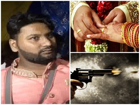 വിവാഹ വേദിക്കരികിൽ വെച്ച് വരന് വെടിയേറ്റു; തോളിൽ തറഞ്ഞ ബുള്ളറ്റുമായി വരൻ താലിചാർത്തി