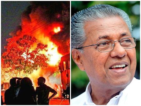മൺവിള തീപിടുത്തം: പതിമൂന്ന് മണിക്കൂറോളം സാഹസിക പ്രവർത്തനം, അഭിനന്ദനം ചൊരിഞ്ഞ് മുഖ്യമന്ത്രി