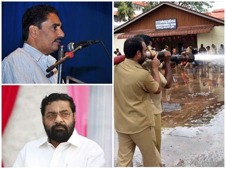 ശബരിമല നടപ്പന്തൽ കഴുകൽ വിവാദം: മന്ത്രിയും എംപിയും തമ്മിൽ പോര്, തെളിവുകൾ നിരത്തി ഇരുവരും