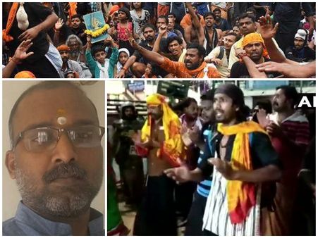 സന്നിധാനത്ത് അറസ്റ്റിലായ 15 പേരും ചിത്തിര ആട്ട പൂജയ്ക്ക് എത്തിയവര്‍, നേതൃത്വം നൽകി ആർഎസ്എസ് നേതാവ്