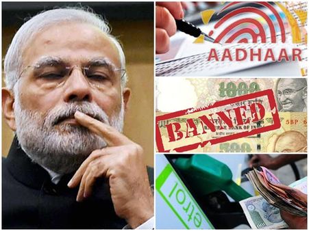 മോദി സര്‍ക്കാറിന്റെ ഏറ്റവും വലിയ 10 പരാജയങ്ങള്‍; ദുരന്തമായി മാറിയ നോട്ട് നിരോധനം, പെട്രോള്‍ വില..