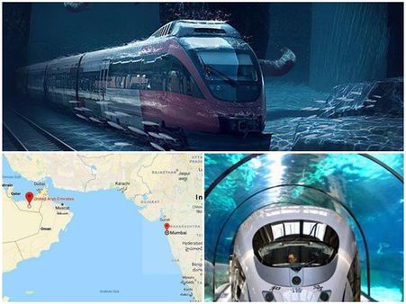 ഇന്ത്യക്കും യുഎഇക്കും ഇടയില്‍ കടലിനടിയിലൂടെ റെയില്‍ പാത; പദ്ധതിയുമായി യുഎഇ, എണ്ണക്ക് പകരം വെള്ളം