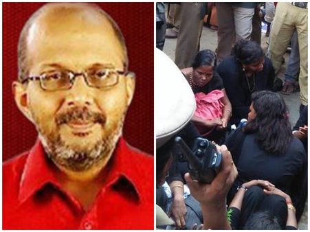 മനിതികൾ ജീവനും കൊണ്ടോടുന്നത് കാണുമ്പോൾ കരുണാകരന്റെ മഹത്വം തിരിച്ചറിയുന്നു, കുറിപ്പ്