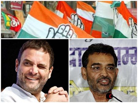 കുശ്വാഹ കോണ്‍ഗ്രസ് ആസ്ഥാനത്ത്; യുപിഎയില്‍ ചേര്‍ന്നു, ബിജെപി ബിഹാറില്‍ വിയര്‍ക്കേണ്ടിവരും