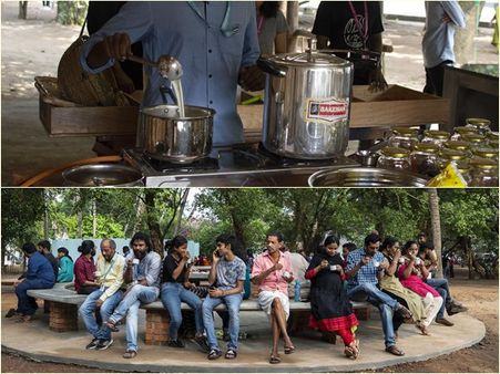 യൂണിഫോമിട്ട പോലീസുകാരന്‍ പാചകം ചെയ്ത ഭക്ഷണം; ഈ അടുക്കളയില്‍ ആര്‍ക്കും പാചകം ചെയ്യാം, കഴിക്കാം, കഴിപ്പിക്കാം, പങ്കുവയ്ക്കാം! ബിനാലെയിലെ തുറന്ന അടുക്കള