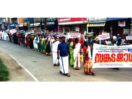 പെരിങ്ങമ്മല പ്ലാന്റ് : രണ്ടു പഞ്ചായത്തുകളിൽ ഹർത്താൽ, നിയമസഭയിലേക്ക് ബുധനാഴ്ച സങ്കടജാഥ!