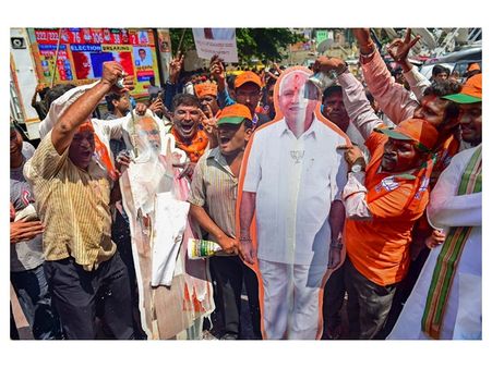 കർണാടക പിടിക്കാൻ ബിജെപി ചെലവഴിച്ചത് 122 കോടി; മൂന്ന് സംസ്ഥാനങ്ങൾക്ക് ആകെ 14 കോടി