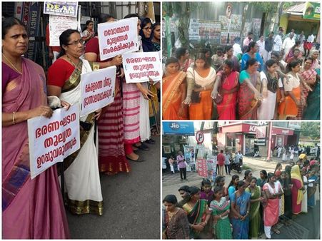 സ്ത്രീ ലക്ഷങ്ങള്‍ ഒഴുകിയെത്തി; ചരിത്രമായി വനിതാമതിലുയര്‍ന്നു, പ്രമുഖര്‍ അണിനിരന്നു