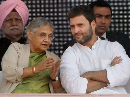 ദില്ലിയില്‍ ഡോര്‍ ടു ഡോര്‍ ക്യാമ്പയിനുമായി രാഹുല്‍ ഗാന്ധി.... ചുമതല ഷീലാ ദീക്ഷിതിന്