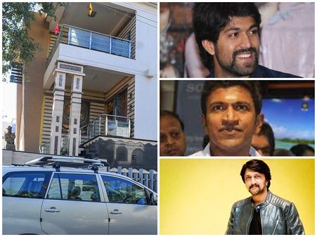 കന്നഡ സിനിമാ ലോകത്തെ ഞെട്ടിച്ച് സൂപ്പർ താരങ്ങളുടെ വസതിയിൽ റെയ്ഡ്; കാരണം മൂന്ന് ബിഗ് ബജറ്റ് ചിത്രങ്ങൾ