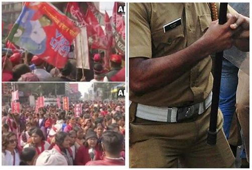 പണിമുടക്കിനിടെ എസ്ബിഐ ശാഖാ ആക്രമണം! 15 പേര്‍ക്കെതിരെ കേസ്