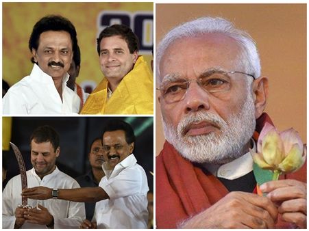 തമിഴ്നാട്ടില്‍ ബിജെപി നിലംതൊടില്ല! കോണ്‍ഗ്രസ്-ഡിഎംകെ സഖ്യം ലോക്സഭ തൂത്തുവാരുമെന്ന് സര്‍വ്വേ