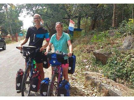 സൈക്കിളില്‍ 24 രാജ്യങ്ങളില്‍ യാത്ര!! ഒടുവിലെത്തിയത് മറയൂരില്‍,