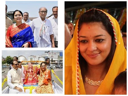 മധ്യപ്രദേശിൽ ഇനി ഭാര്യമാരുടെ പോരാട്ടം; മൂന്ന് പ്രമുഖ നേതാക്കളുടെ ഭാര്യമാർ മത്സരരംഗത്ത്