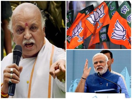 ബിജെപിക്ക് എട്ടിന്‍റെ പണിയുമായി പ്രവീണ്‍ തൊഗാഡിയ; പുതിയ ഹിന്ദു പാര്‍ട്ടി പ്രഖ്യാപനം ശനിയാഴ്ച്ച