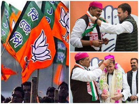 ബീഹാറിലെ ബിജെപി എംപി കീർത്തി ആസാദ് കോൺഗ്രസിൽ, രാഹുലിൽ നിന്ന് അംഗത്വം സ്വീകരിച്ചു