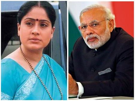 ''നരേന്ദ്ര മോദി ഭീകരൻ, ഏത് ബോംബ് എപ്പോൾ എറിയുമെന്ന് ഒരു പിടിയുമില്ല''! വിവാദപരാമർശവുമായി വിജയശാന്തി