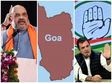 എന്തൊക്കെ ചെയ്താലും ഗോവയില്‍ ബിജെപി സേഫ്! കണക്കുകള്‍ ഇങ്ങനെ! അറ്റകൈ പ്രയോഗിക്കാന്‍ കോണ്‍ഗ്രസ്!