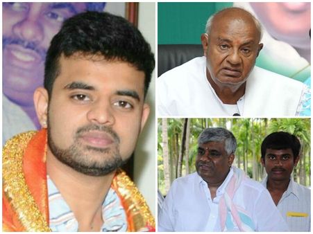 പൊതുവേദിയിൽ പൊട്ടിക്കരഞ്ഞ് ദേവഗൗഡ; ഒപ്പം കൂടി മകനും, കൊച്ചുമകനും, പ്രചാരണ വേദിയിൽ കൂട്ടക്കരച്ചിൽ,