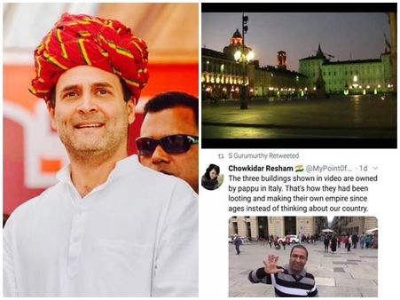 രാഹുൽ ഗാന്ധിക്ക് ഇറ്റലിയിൽ സ്വന്തമായി രാജകൊട്ടാരം.. വീഡിയോ വൈറൽ, പൊളിച്ചടുക്കി ആൾട്ട് ന്യൂസ്!