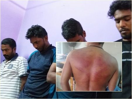 സദാചാര പൊലീസ് ചമഞ്ഞ് മൂന്നരമണിക്കൂർ യുവാവിനെ ബന്ദിയാക്കി മർദ്ദിച്ച കേസിൽ നാല് പേർ അറസ്റ്റിൽ