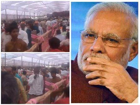 മോദി പ്രസംഗിച്ച് തുടങ്ങി, ആളുകള്‍ കൂട്ടത്തോടെ സദസ് വിട്ടു!! കട്ട പരിഹാസവുമായി സോഷ്യല്‍ മീഡിയ, വീഡിയോ