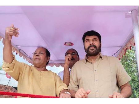 മണ്ഡലം മുഴുവന്‍ ഇളക്കി മറിച്ച് ഇന്നസെന്റിന്റെ മെഗാ റോഡ് ഷോ; ചാലക്കുടി ഇടതുപക്ഷത്തു തന്നെ, അല്ലപ്രയില്‍ വിജയാശംസകളുമായി മമ്മൂട്ടി, കോലഞ്ചേരി ടൗണില്‍ കെപിഎസി ലളിത, ചെന്ത്രാപ്പിന്നിയില്‍ ഫഌഗ് ഓഫ് ചെയ്തത് സംവിധായകന്‍ കമല്‍!