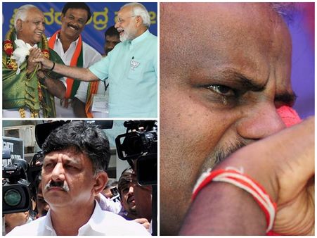 കര്‍ണാടകം ബിജെപി നേടും!! അവസാന ലാപ്പില്‍ സാധ്യതകള്‍ ഇങ്ങനെ