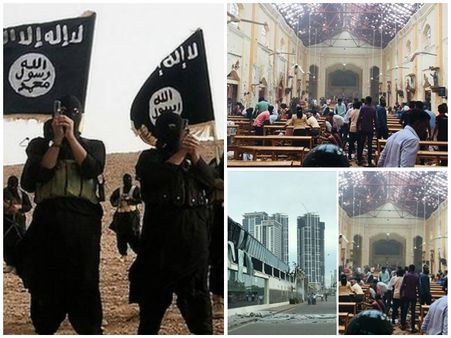 ശ്രീലങ്കയിലെ സ്ഫോടന പരമ്പര: ഉത്തരവാദിത്തം ഏറ്റെടുത്ത് ഐഎസ്!!